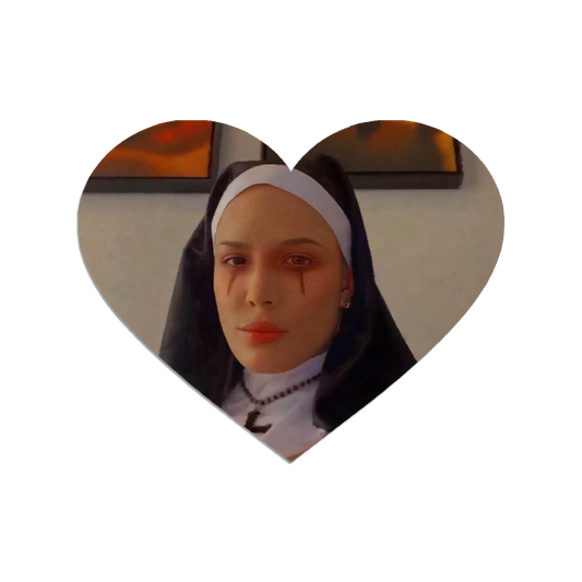 Nun-sey Heart Sticker