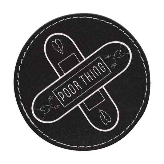 Poor Thing Tat Circle Engraved Patch