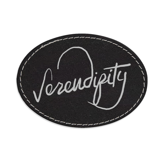 Serendipity Tat Oval Engraved Patch