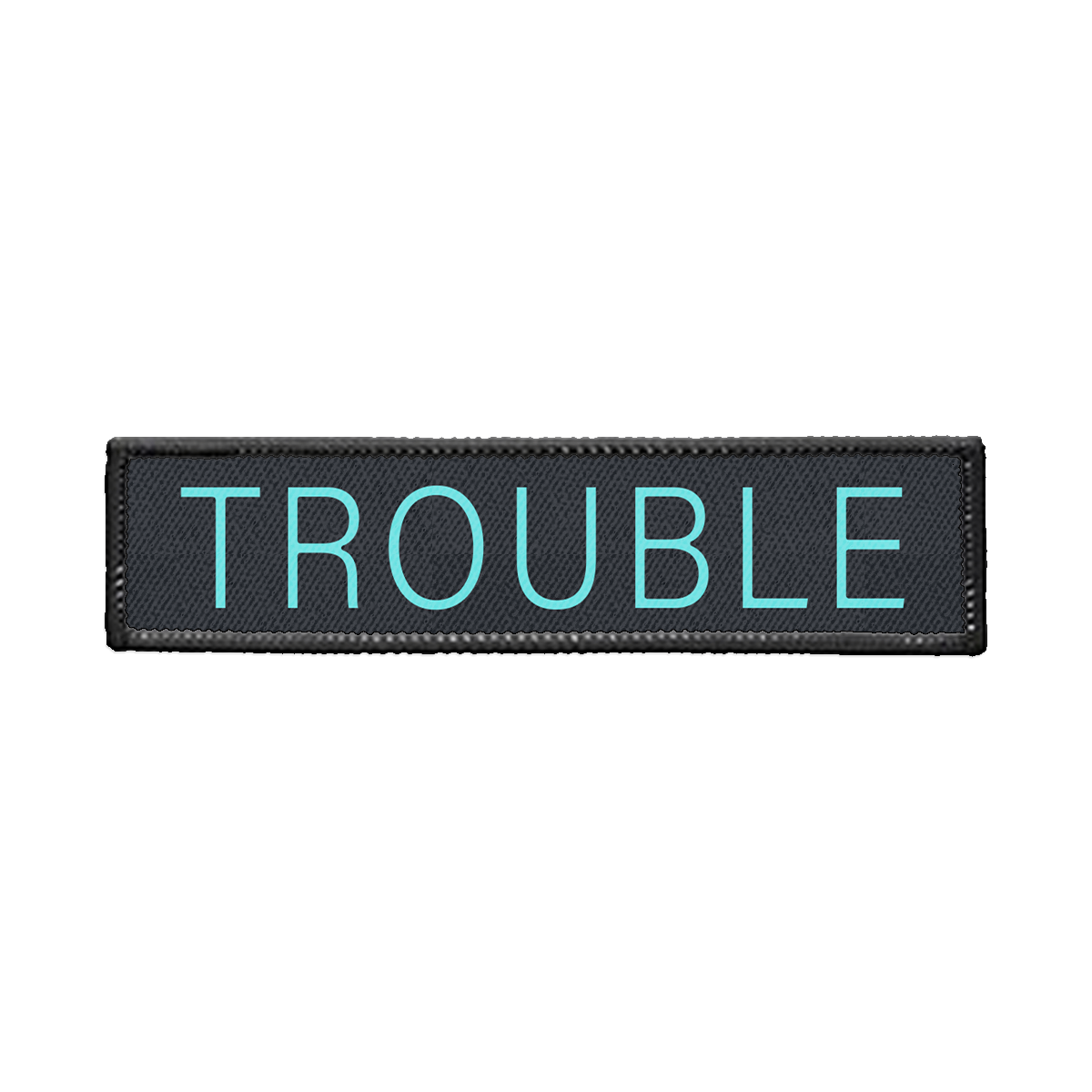 Trouble Strip Iron-on Patch