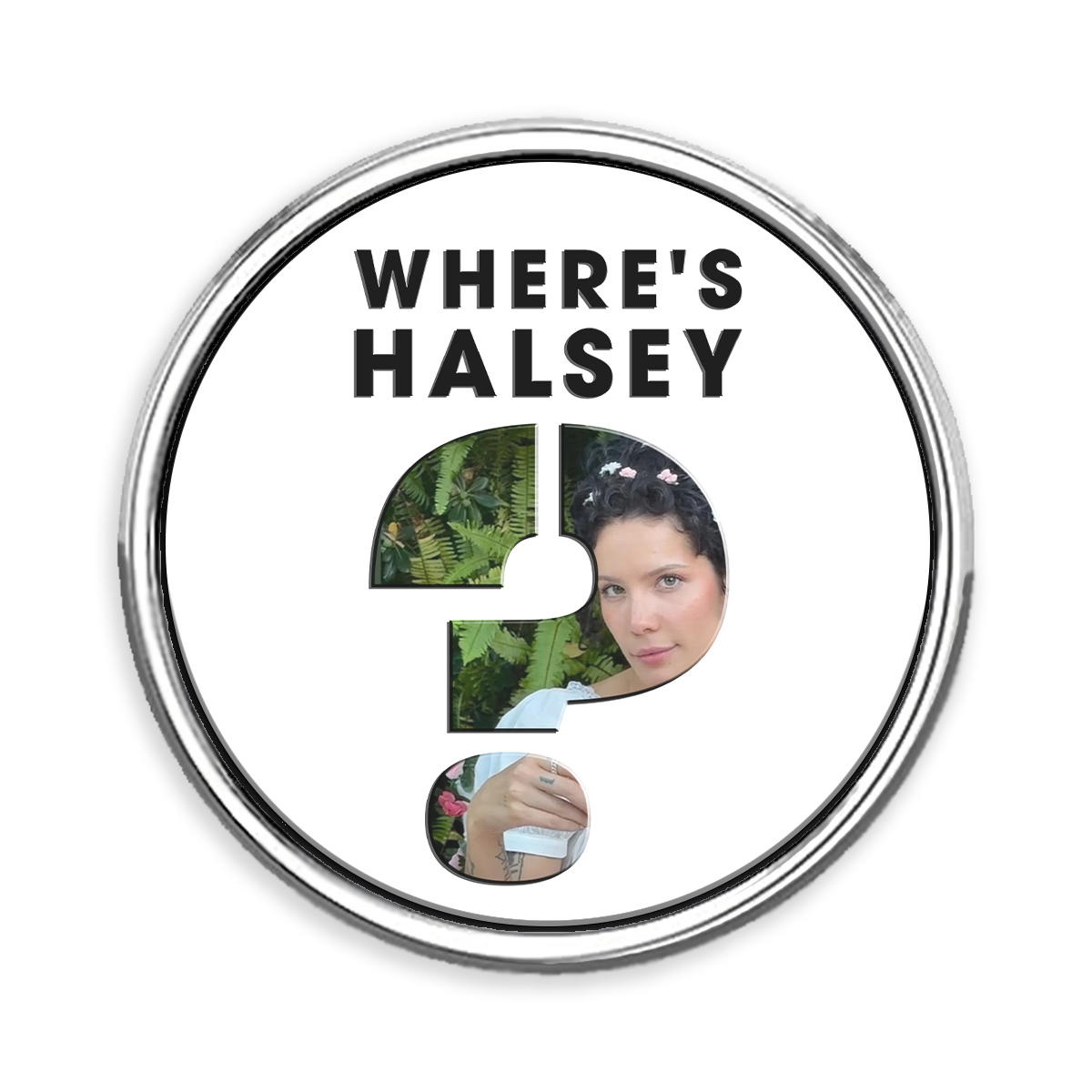 Where's Halsey? Lapel Pin