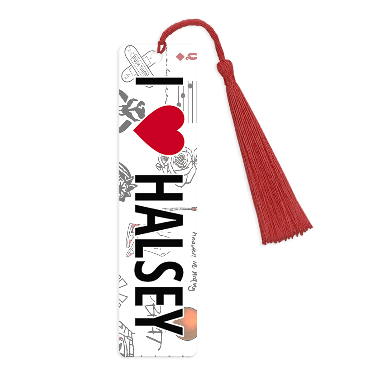 I Heart Halsey Bookmark