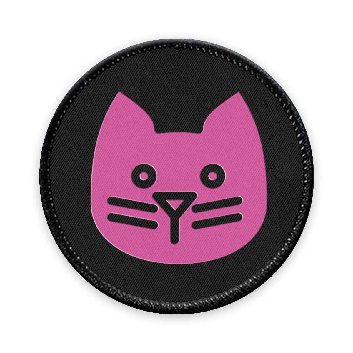 Kitty Circle Iron-on Patch