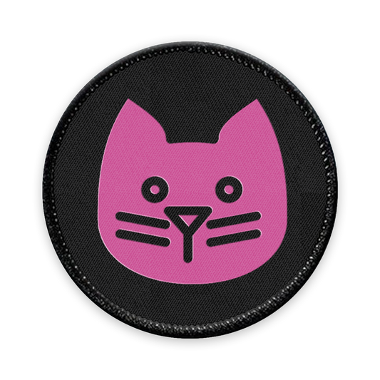 Kitty Circle Iron-on Patch