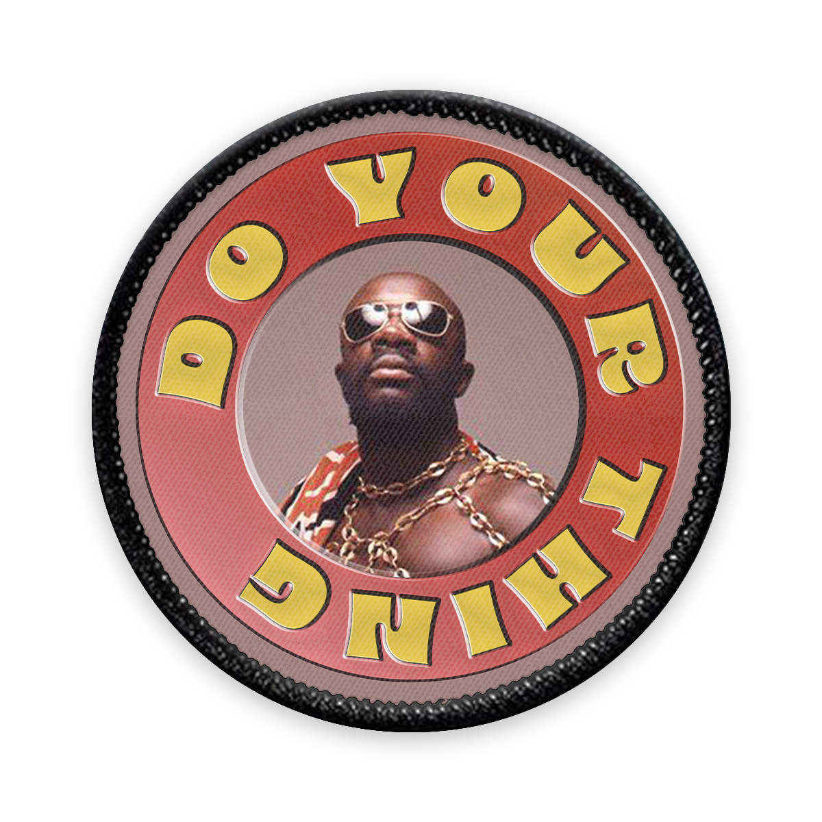 Do Your Thing Circle Iron-on Patch