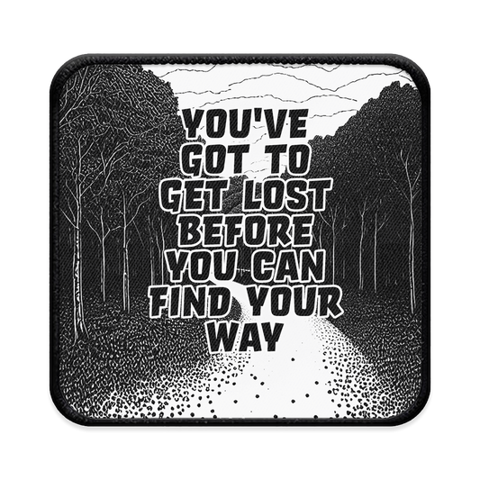 Get Lost Square Iron-on Patch