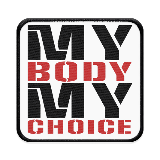 My Body My Choice Square Iron-on Patch