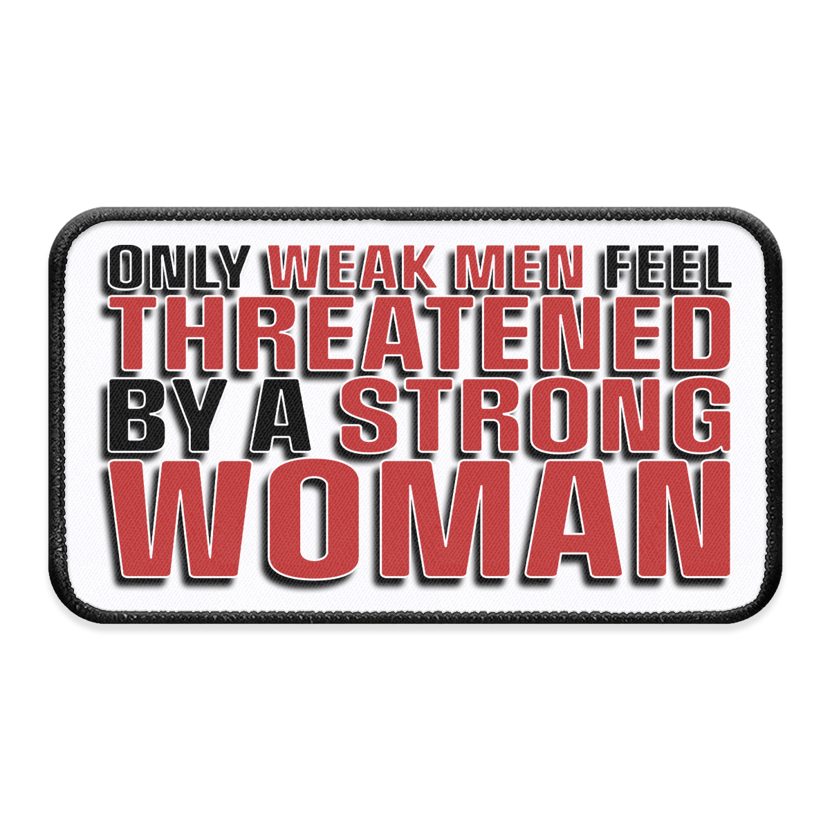 Weak Men XL Iron-on Patch