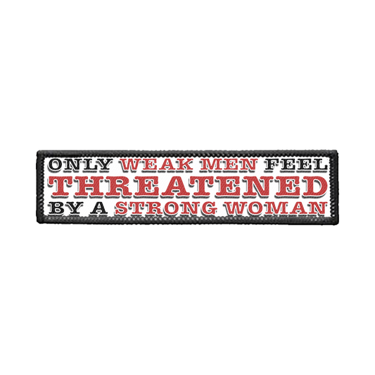 Weak Men Strip Iron-on Patch