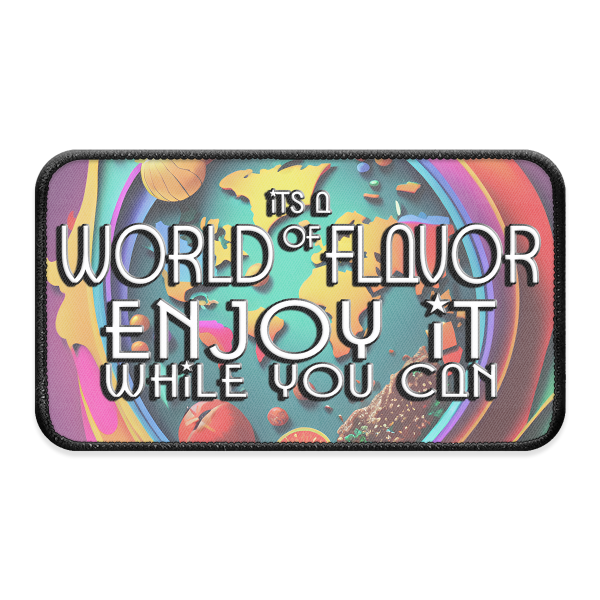 World of Flavor XL Iron-on Patch