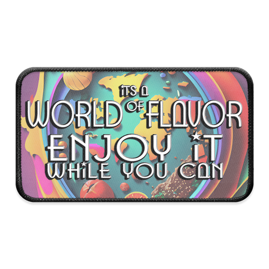 World of Flavor XL Iron-on Patch