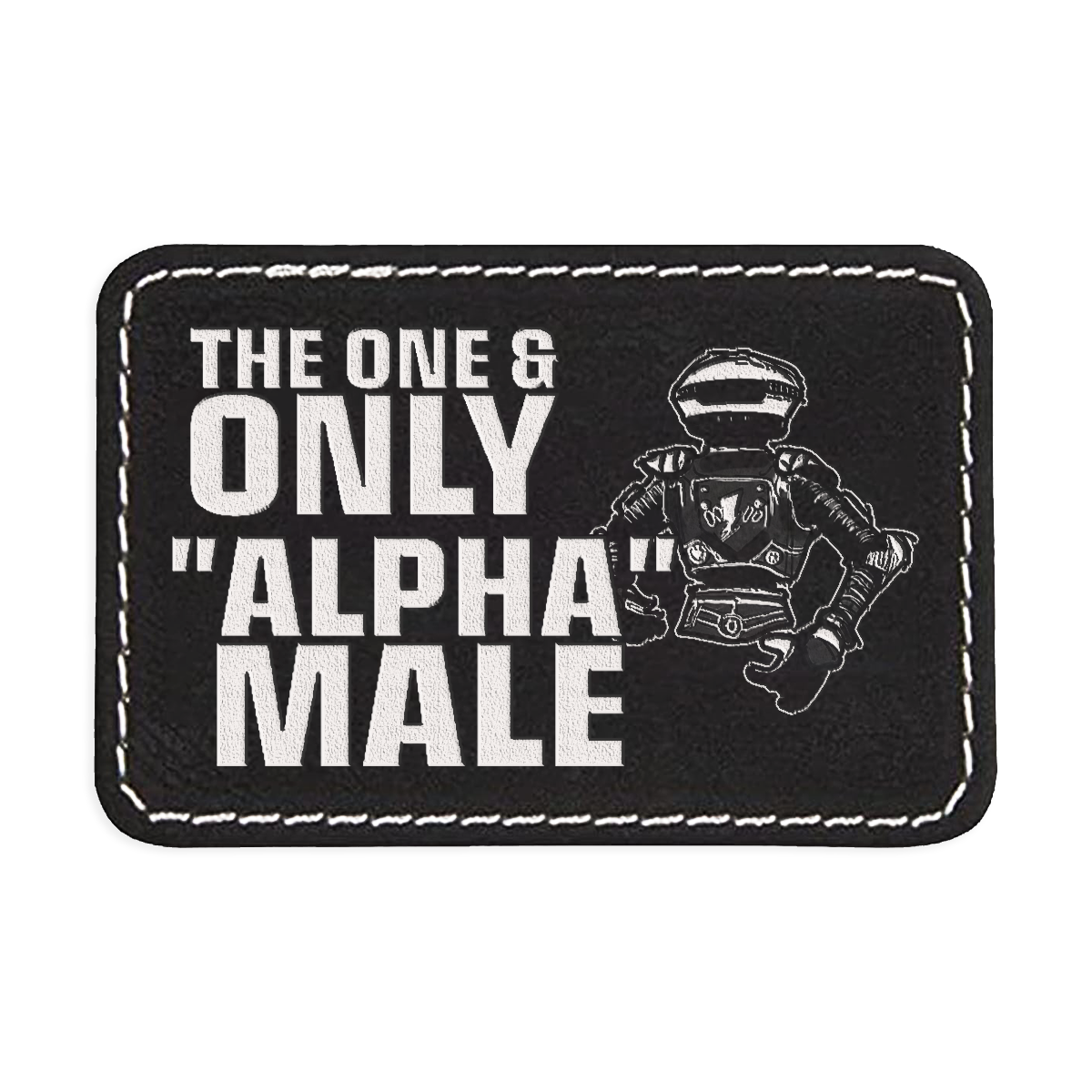 The Only Alpha Engraved Patch