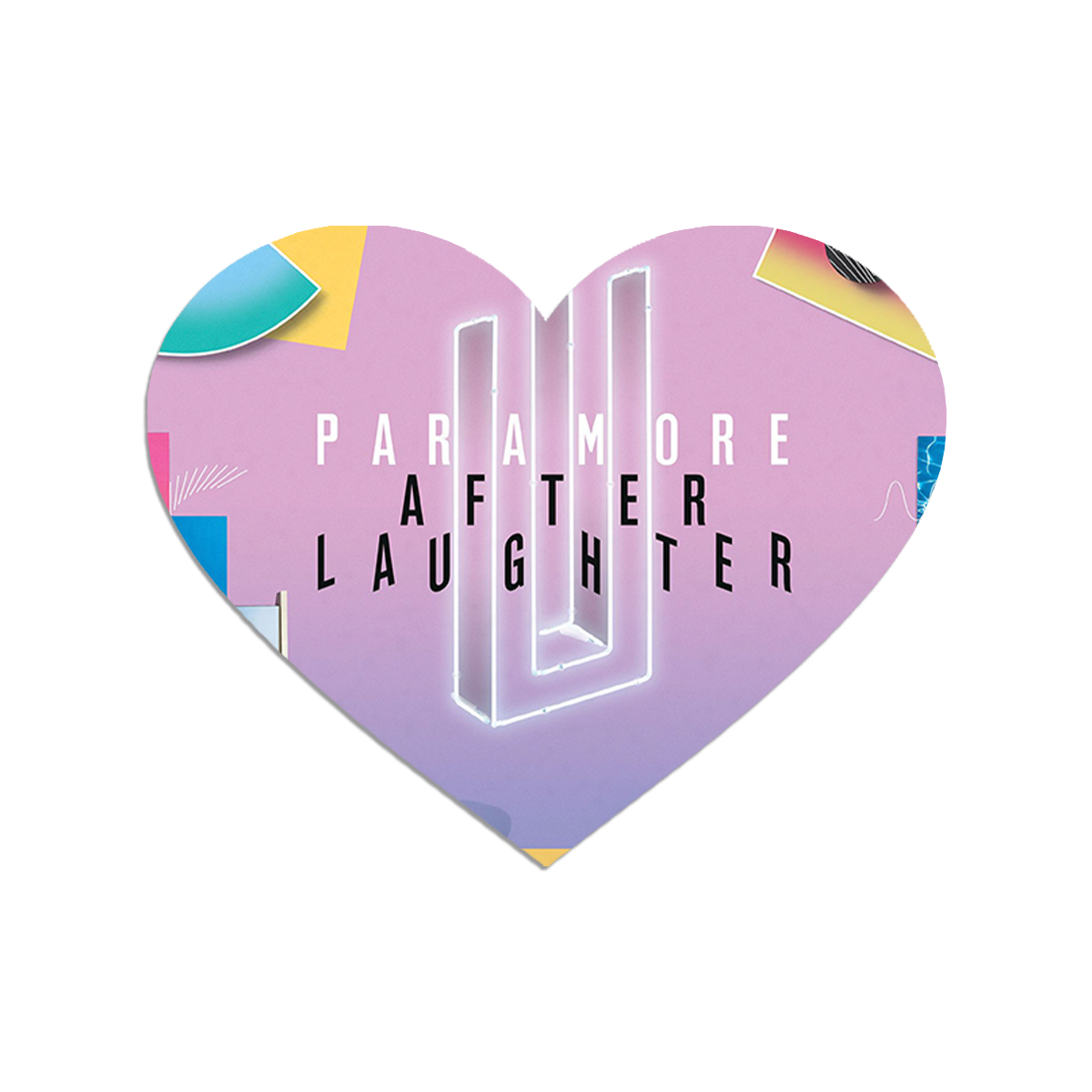 After Laughter Heart Sticker