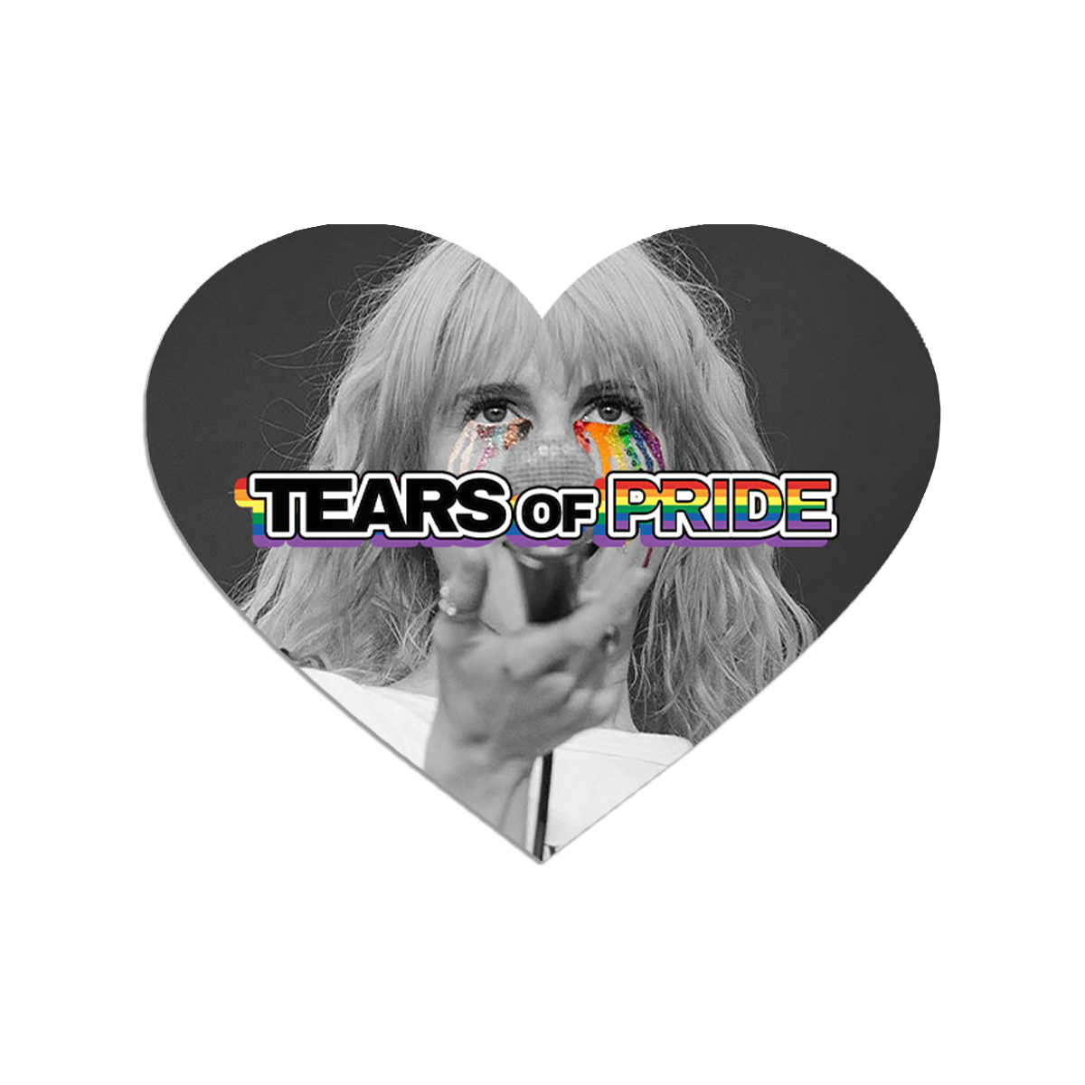 Tears of Pride Heart Sticker