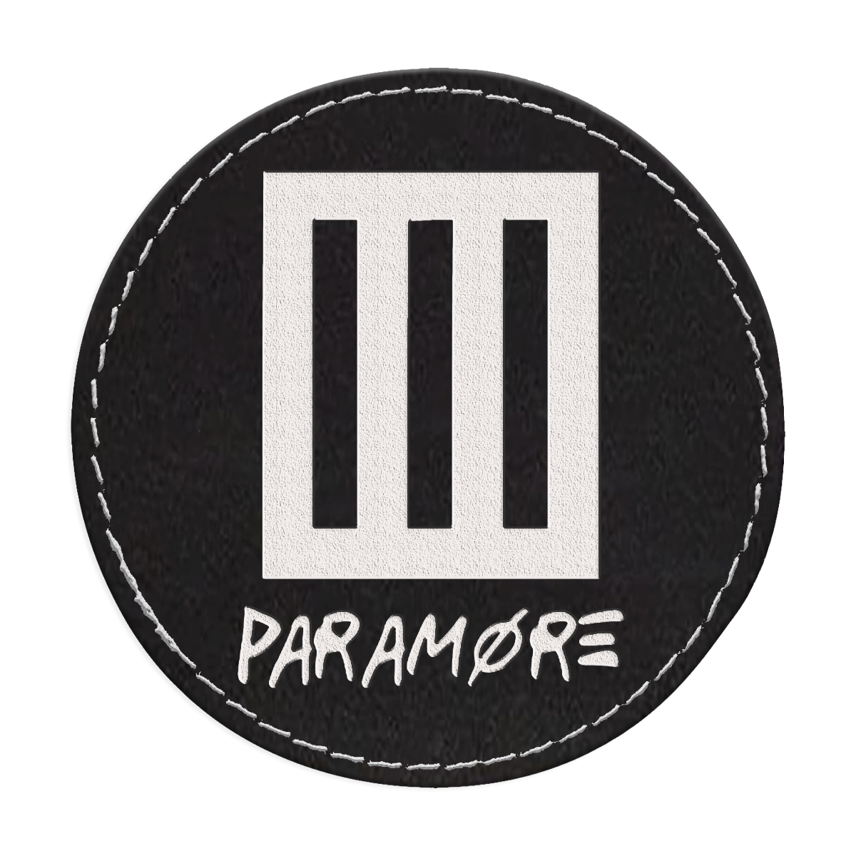 Paramore Circle Engraved Patch