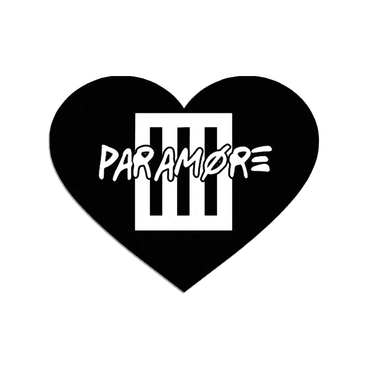 Paramore Heart Sticker