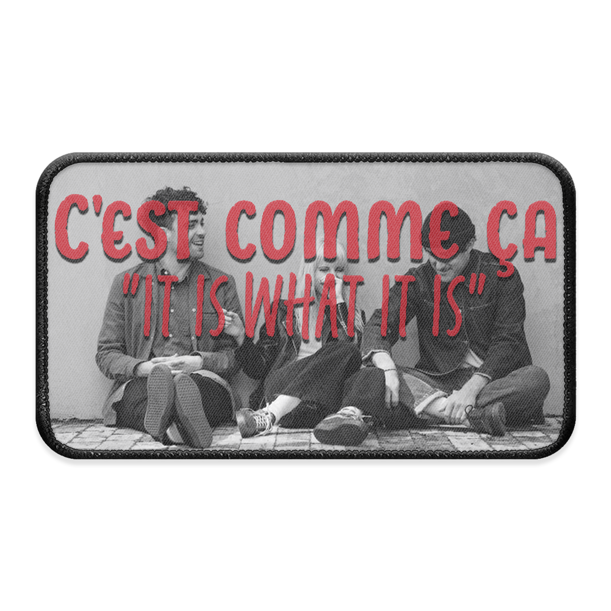 C'est Comme Ça XL Iron-on Patch