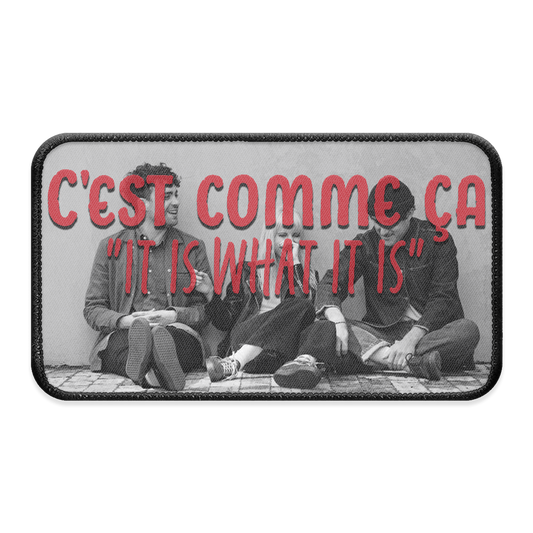 C'est Comme Ça XL Iron-on Patch