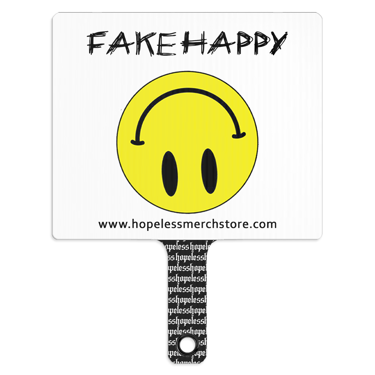 Fake Happy Paddle Fan