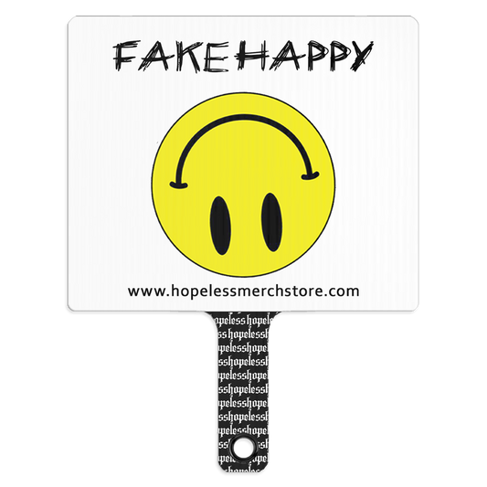 Fake Happy Paddle Fan