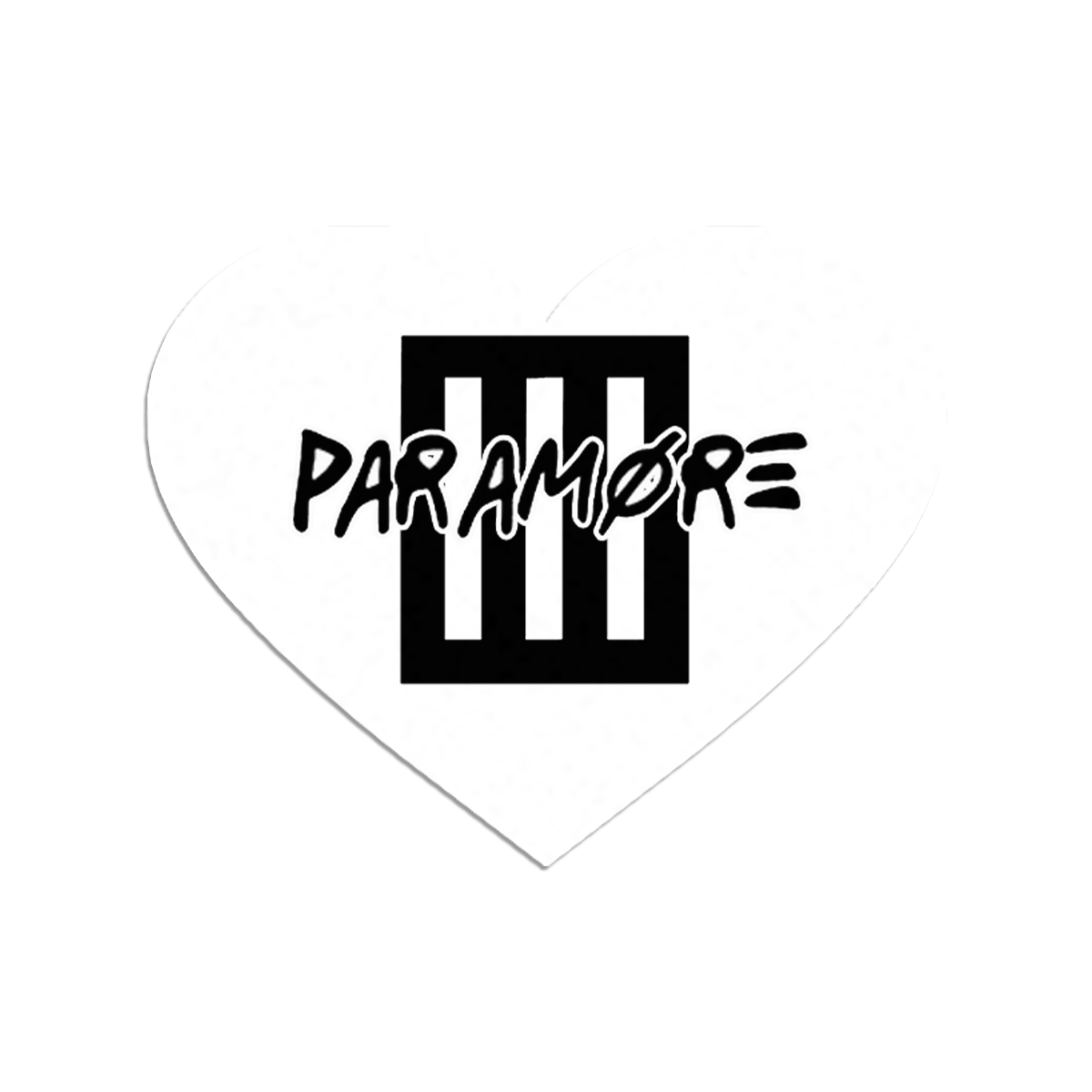 Paramore Heart Sticker