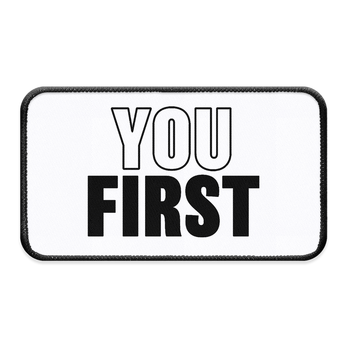 You First XL Iron-on Patch