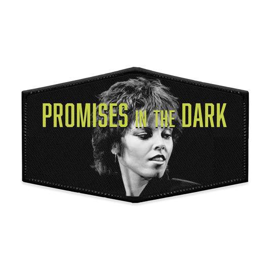 Promises in the Dark Hexagon Iron-on Patch