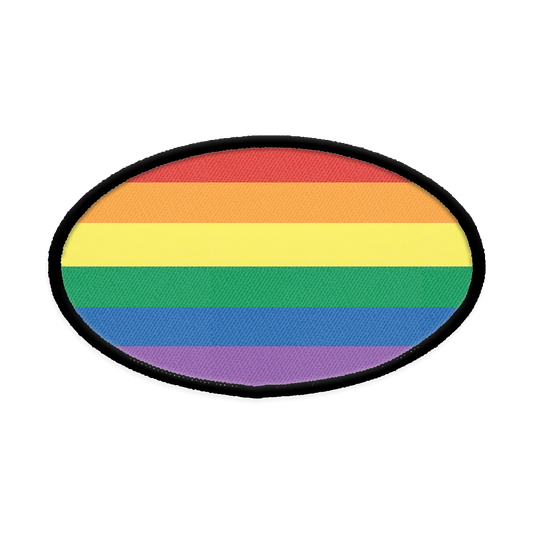 PRIDE Oval Iron-on Patch