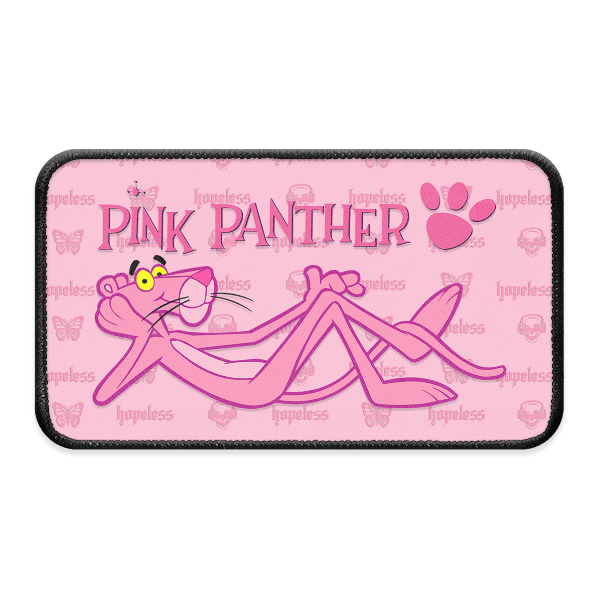 Pink Panther XL Iron-on Patch