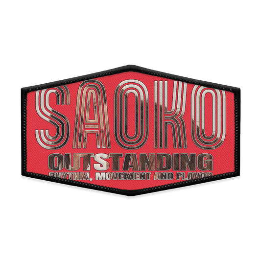 Saoko Hexagon Iron-on Patch