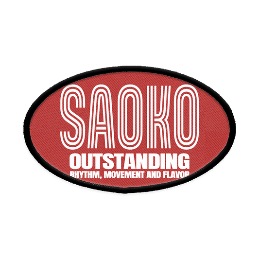 Saoko Oval Iron-on Patch