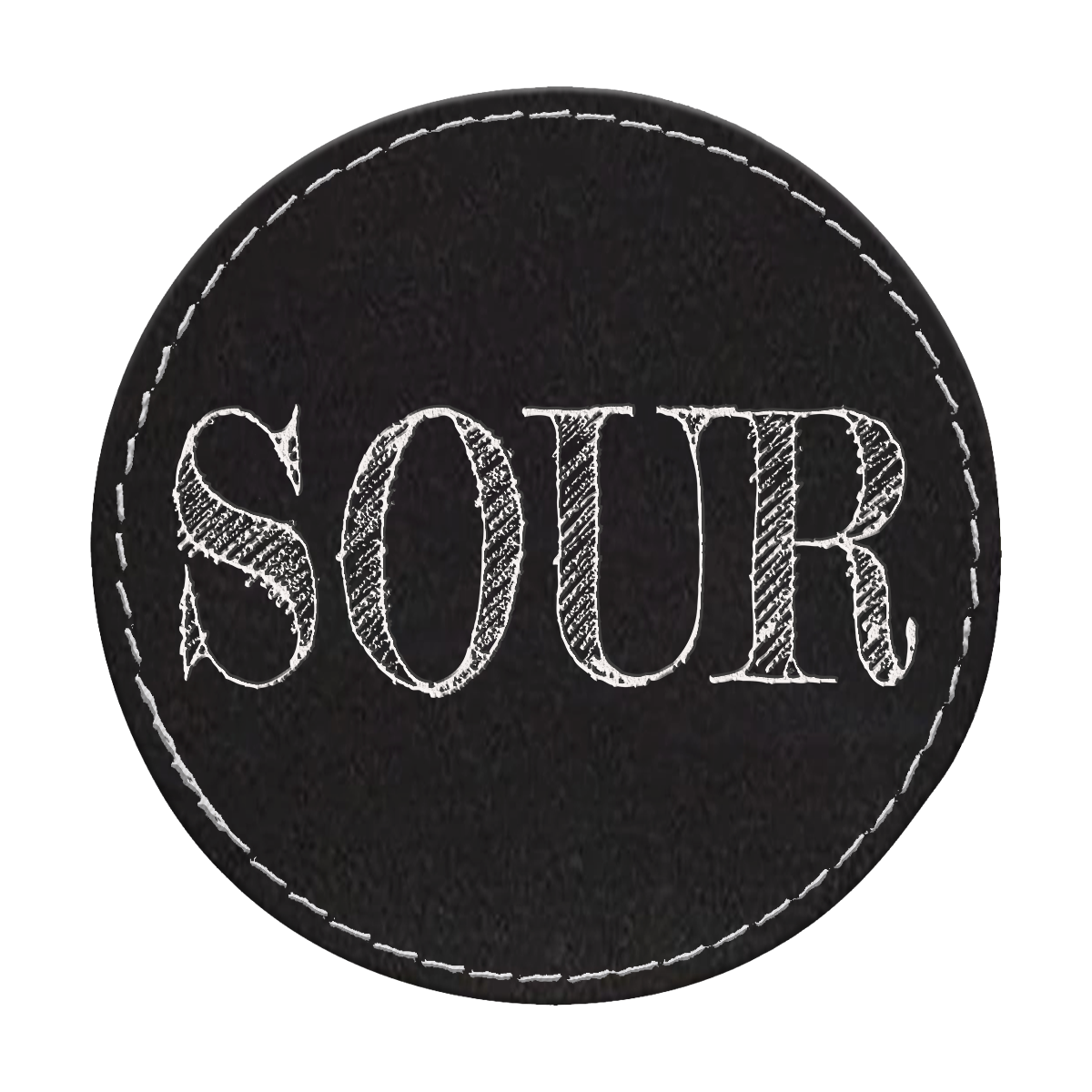 Sour Circle Engraved Patch