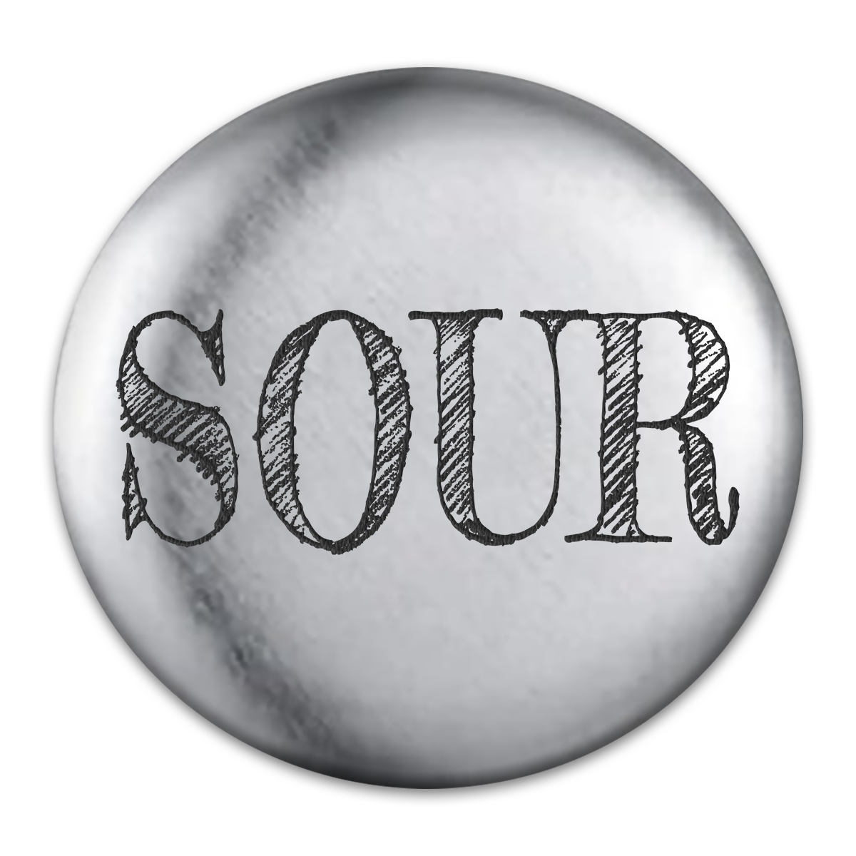 Sour Engraved Button