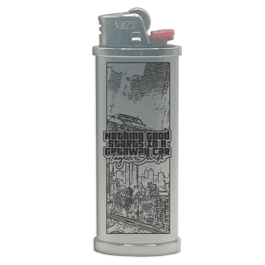 Getaway Car Engraved Lighter