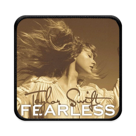 Fearless Square Iron-on Patch