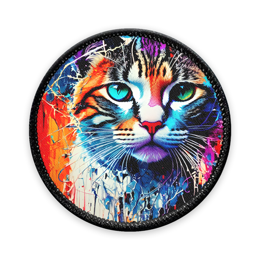 Karma is a Cat Circle Iron-on Patch