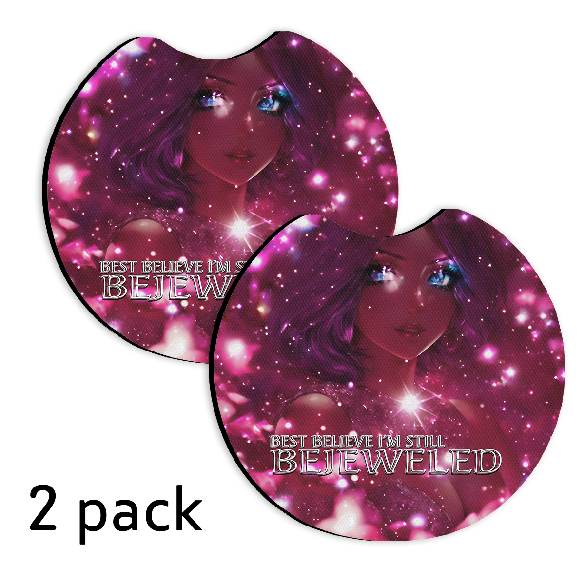 Bejeweled Car Coasters