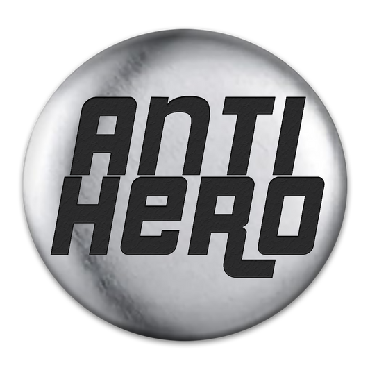 Anti-Hero Engraved Button