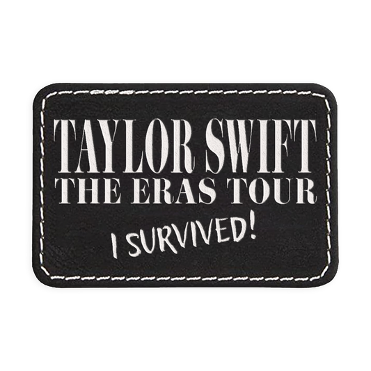 I Survived the Eras Tour Engraved Patch