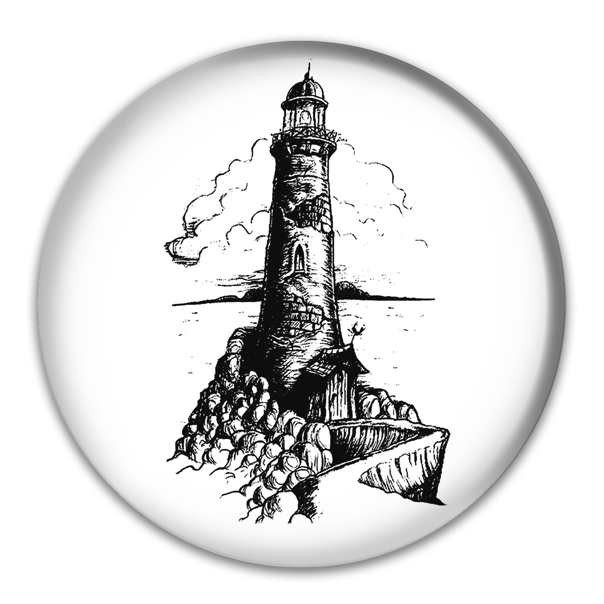 The Lighthouse Tat Button