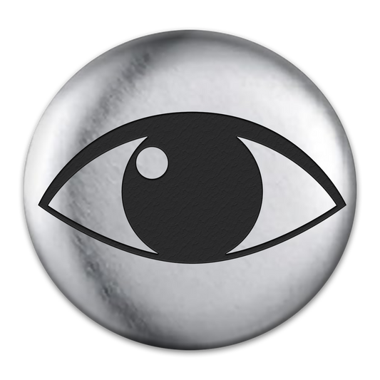 Third Eye Tat Engraved Button