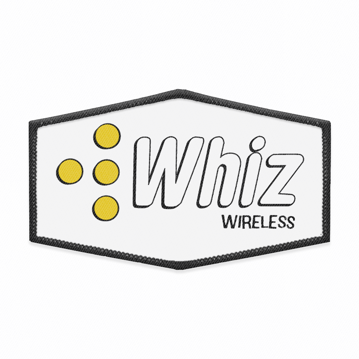 Whiz Hexagon Iron-on Patch