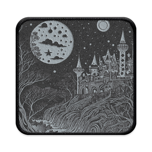 Moonlight Magic Square Iron-on Patch