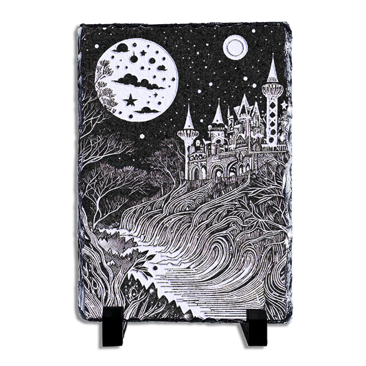 Moonlight Magic Slate Plaque