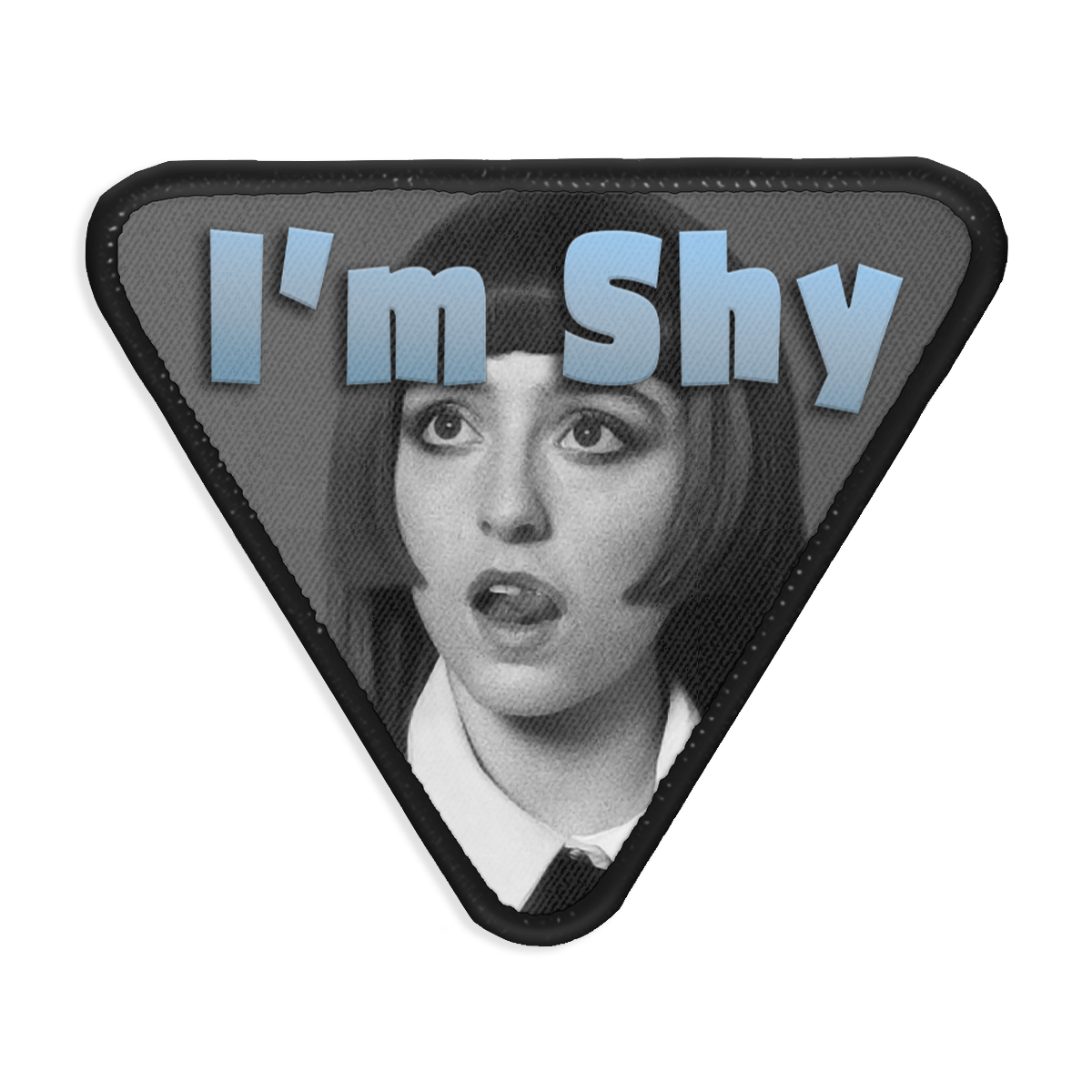 I'm Shy Triangle Iron-on Patch