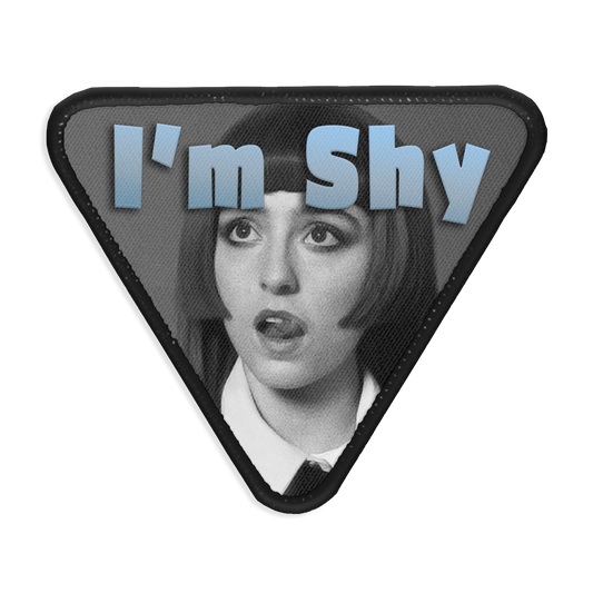 I'm Shy Triangle Iron-on Patch