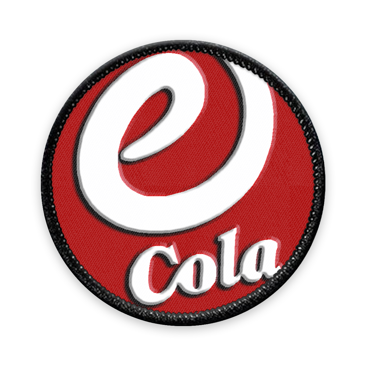 eCola Circle Iron-on Patch