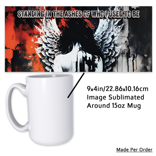 Angel on Fire 15oz Mug