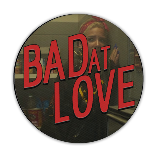 Bad at Love Circle Mousepad