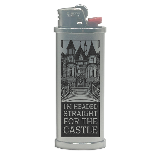 Castle Engraved Lighter